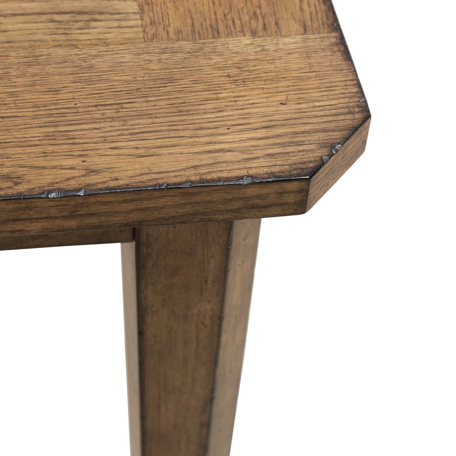Carolina Park - Rectangular Leg Table - Brown - Hornell Furniture Outlet