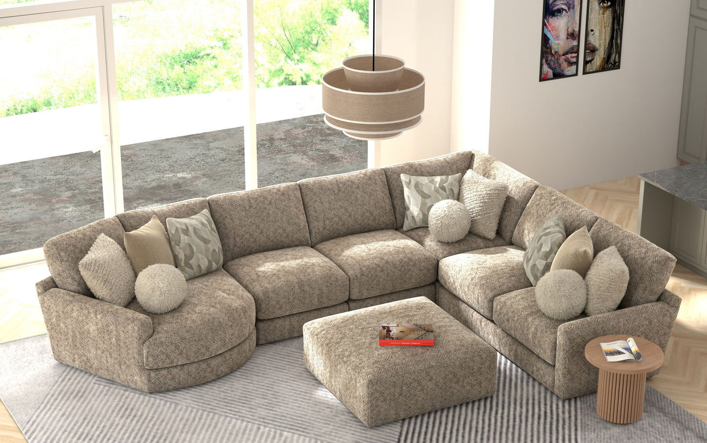 Turner - Sectional - Hornell Furniture Outlet