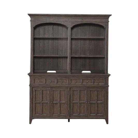Paradise Valley - Hutch & Buffet - Dark Brown - Hornell Furniture Outlet
