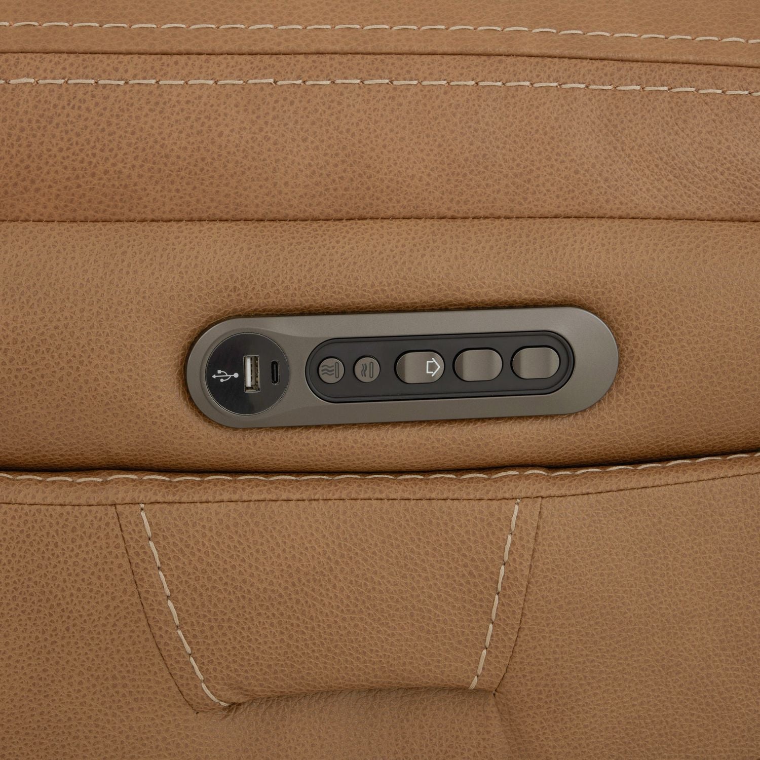 Callihan - Sofa P3 & ZW - Brown - Hornell Furniture Outlet