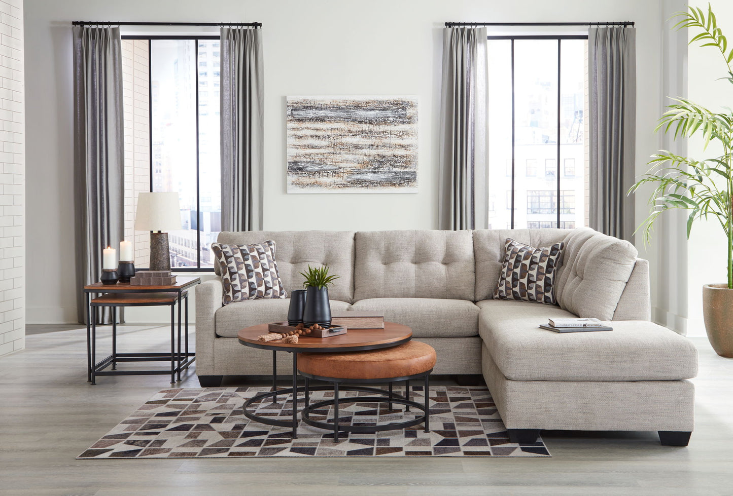 Mahoney - Sectional - Hornell Furniture Outlet