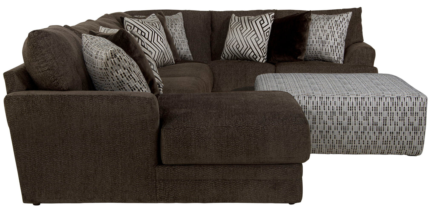 Galaxy - Sectional And Cocktail Ottoman - Hornell Furniture Outlet