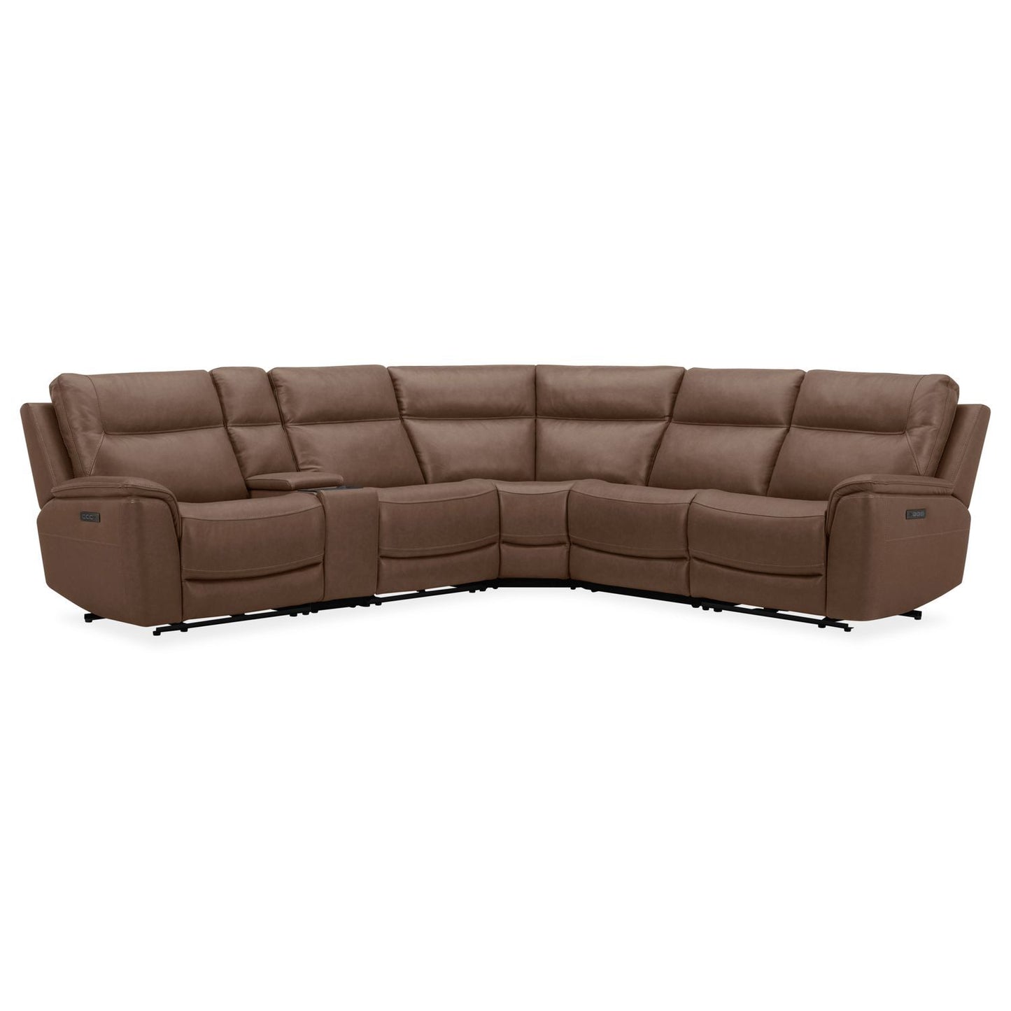 Collins - 6 Piece Sectional - Brown - Hornell Furniture Outlet