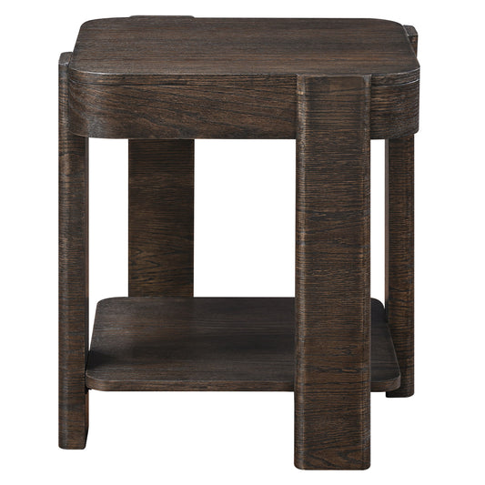 Salina - Square 3 Piece Occasional Set - Espresso - Hornell Furniture Outlet