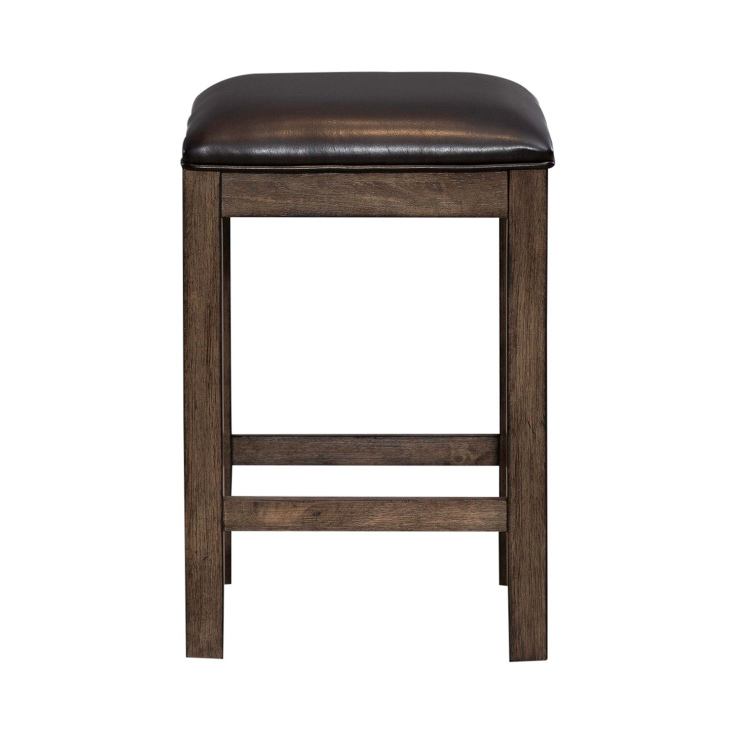 Lennox - Upholstered Console Stool - Dark Brown - Hornell Furniture Outlet