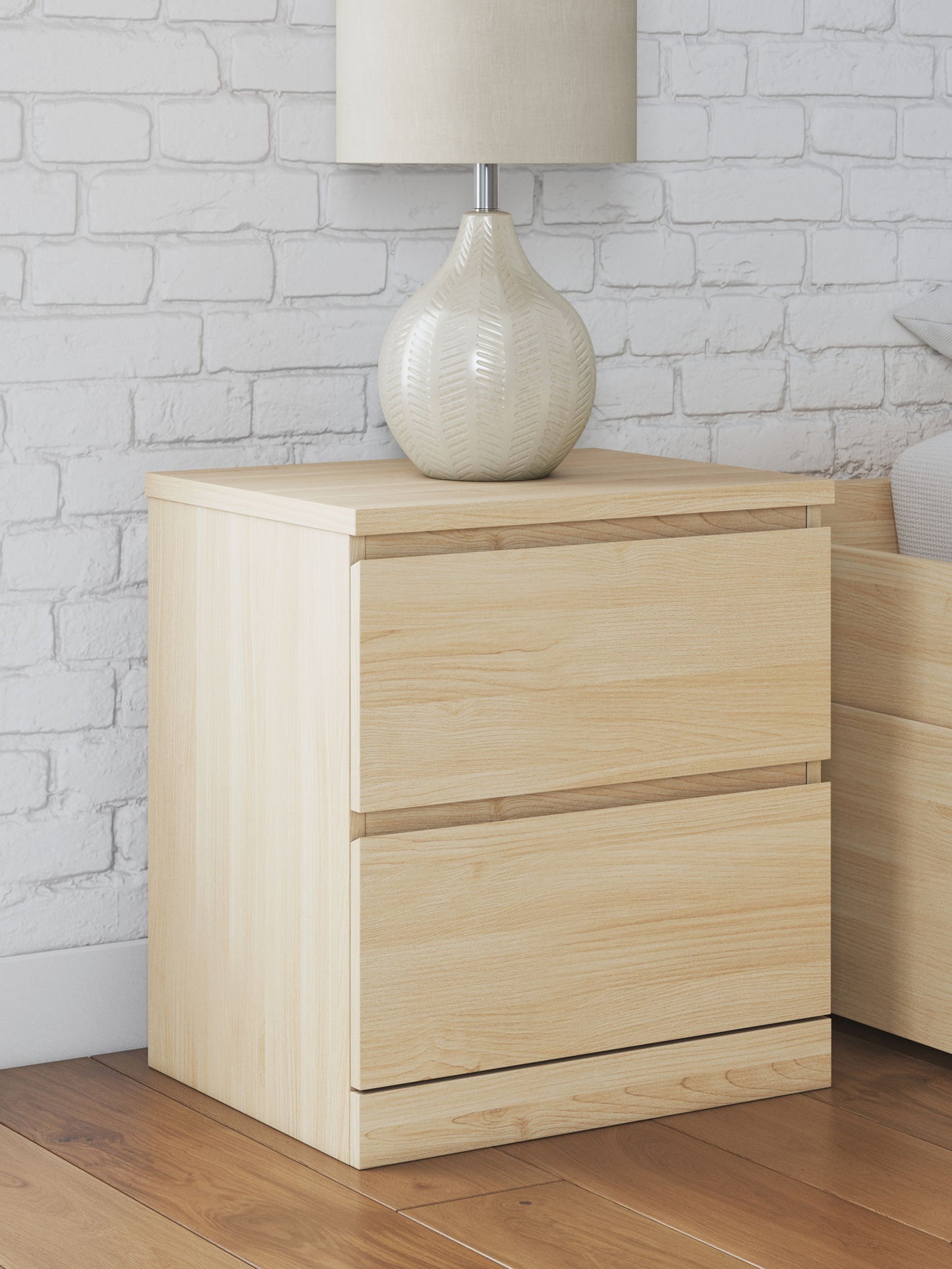 Onita - Two Drawer Night Stand - Hornell Furniture Outlet