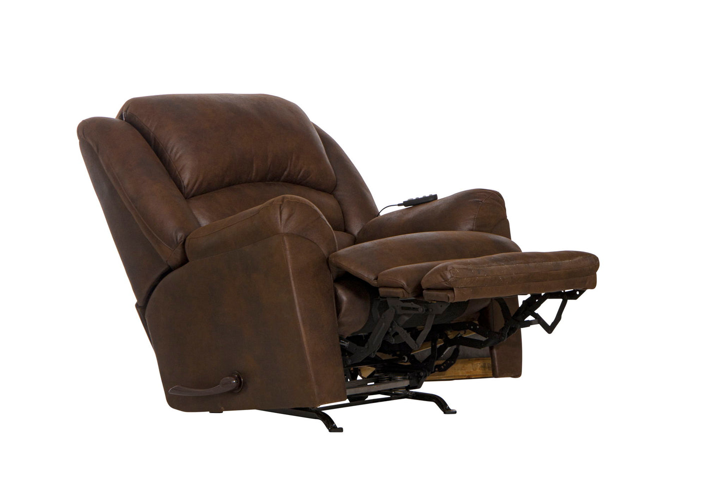 Hayden - Chaise Rocker Recliner With Heat / Massage & Oversize Xtra Comfort Footrest - Hornell Furniture Outlet