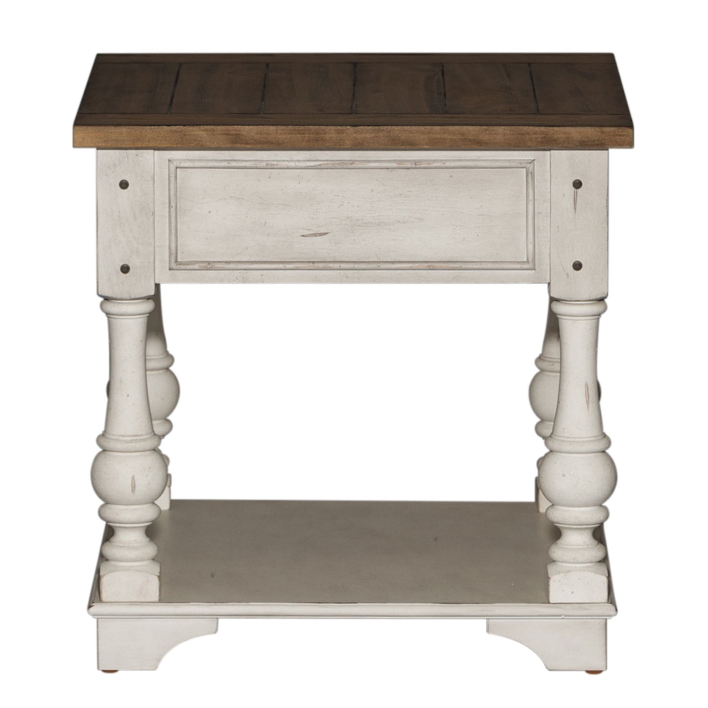 Morgan Creek - End Table - White - Hornell Furniture Outlet
