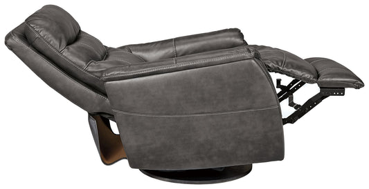 Riptyme - Quarry - Swivel Glider Recliner - Hornell Furniture Outlet