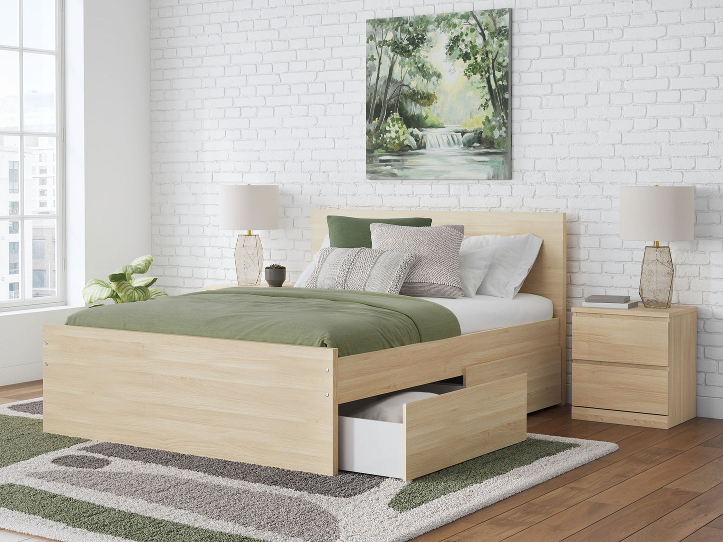 Onita - Panel Platform Bed - Hornell Furniture Outlet