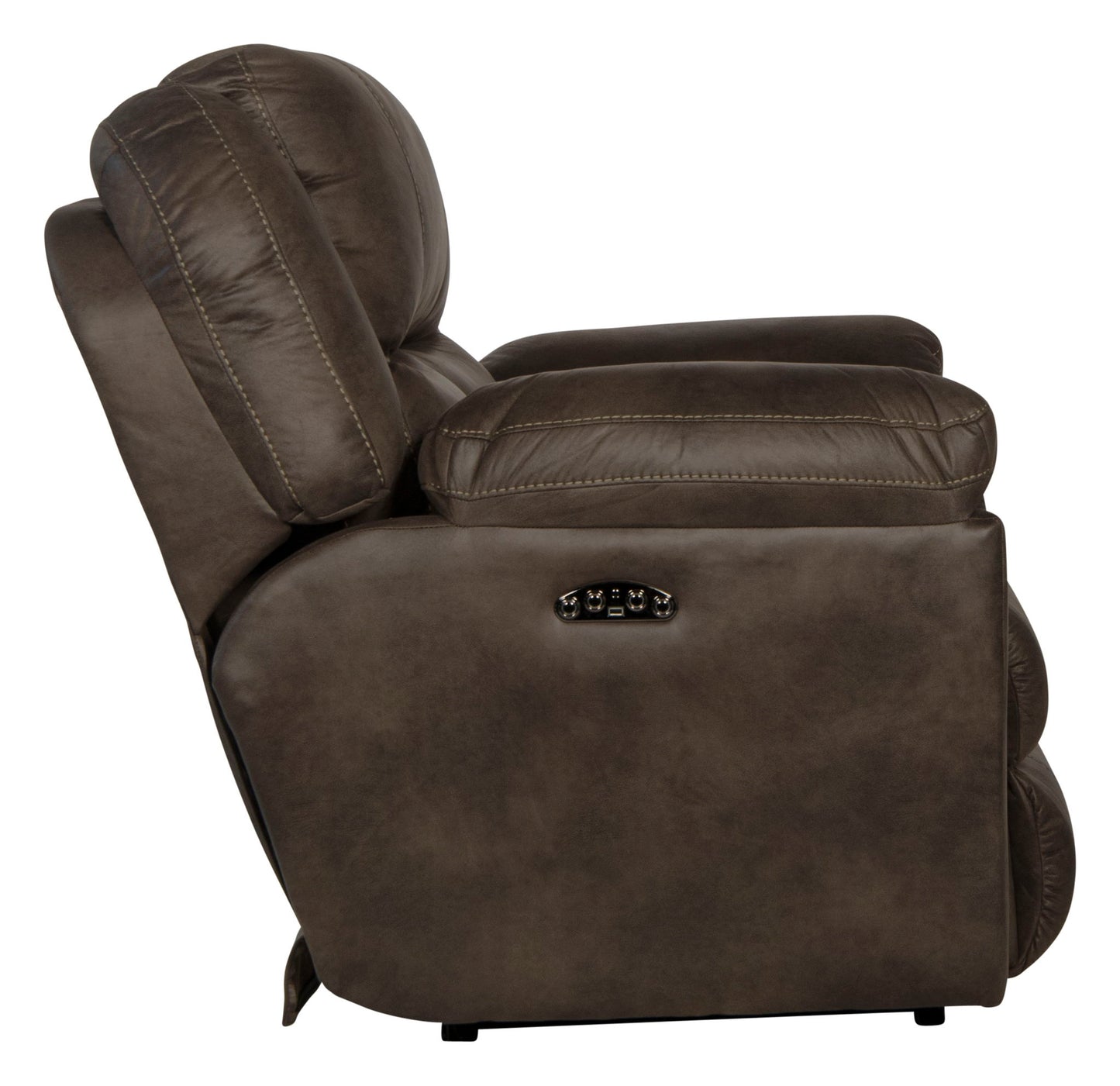Ferrington - Power Lay Flat Recliner with Power Adjustable Headrest - Hornell Furniture Outlet