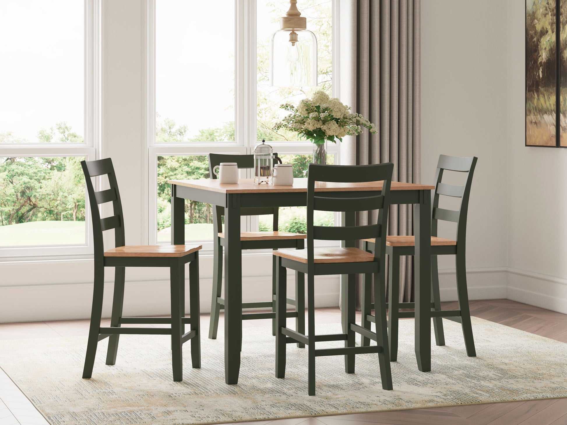 Gesthaven - Dining Room Counter Table Set - Hornell Furniture Outlet