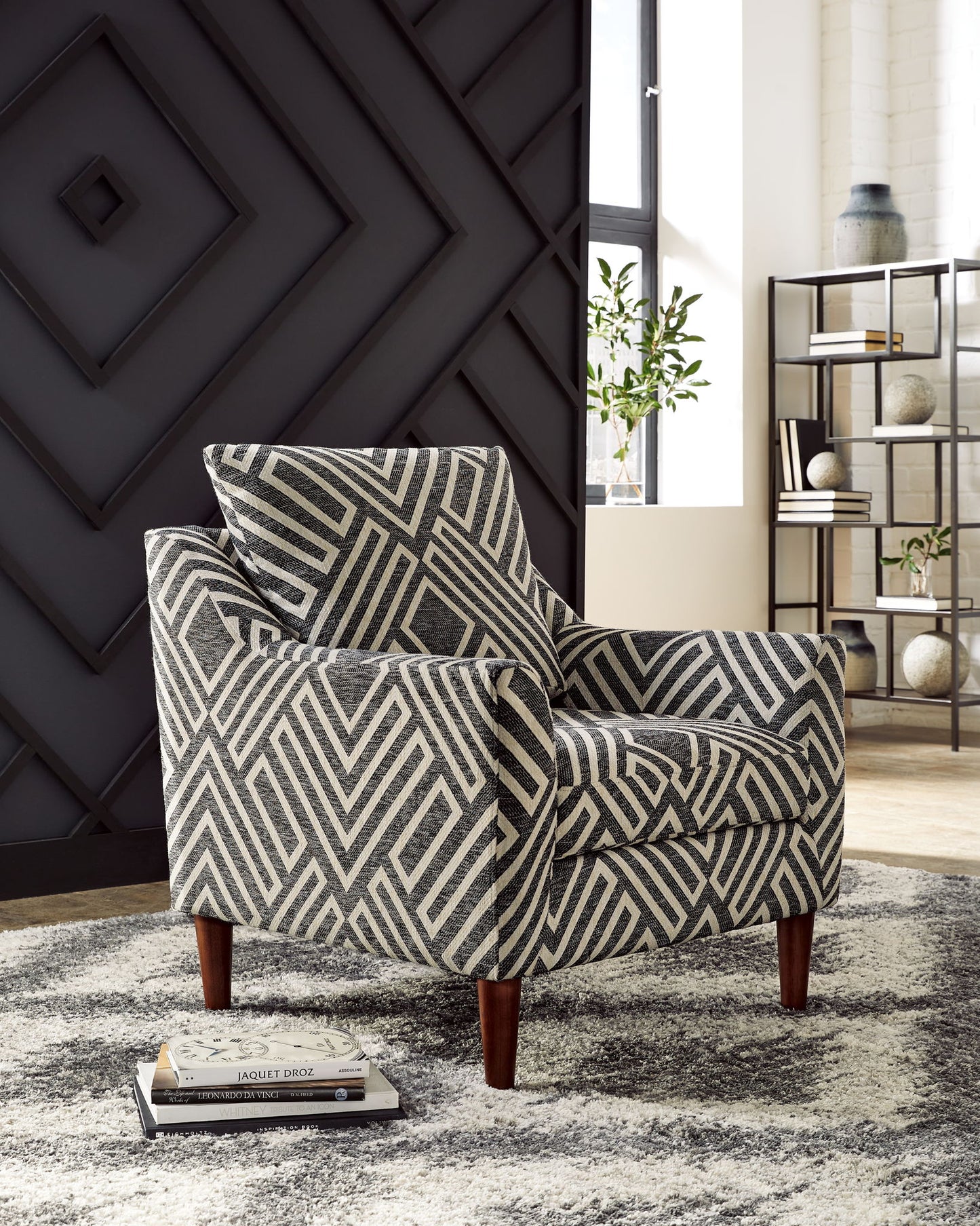 Morrilton Next - Gen Nuvella - Natural / Charcoal - Accent Chair - Hornell Furniture Outlet