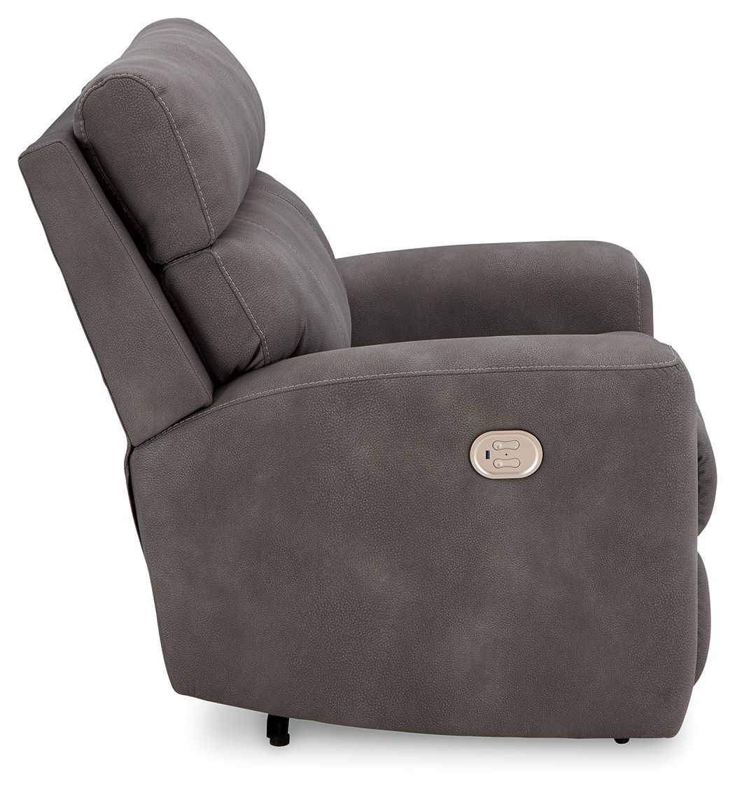 Next - gen Durapella - Power Recliner With Adj Headrest - Hornell Furniture Outlet