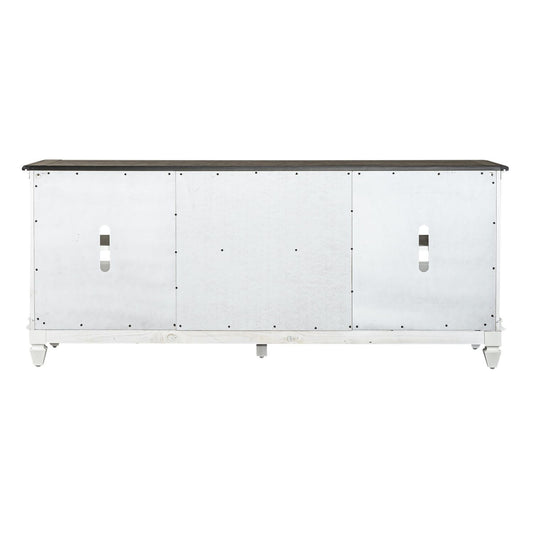 Allyson Park - Entertainment TV Stand - White - Hornell Furniture Outlet