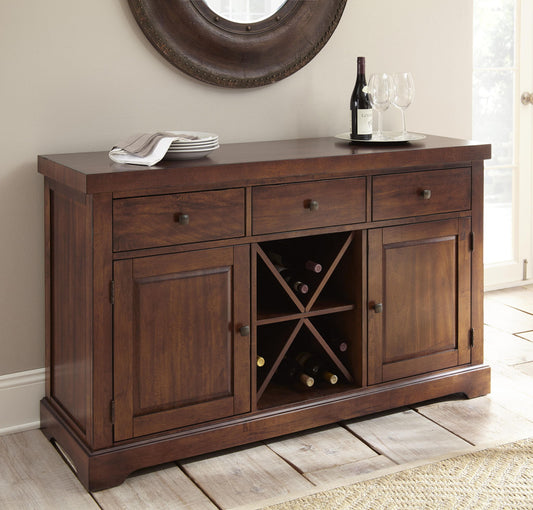 Zappa - Server - Brown - Hornell Furniture Outlet