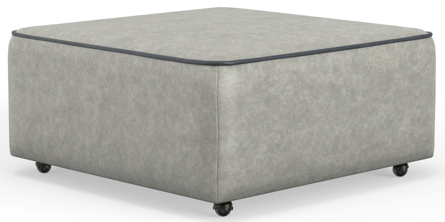 Nico - Castered Cocktail Ottoman - Hornell Furniture Outlet