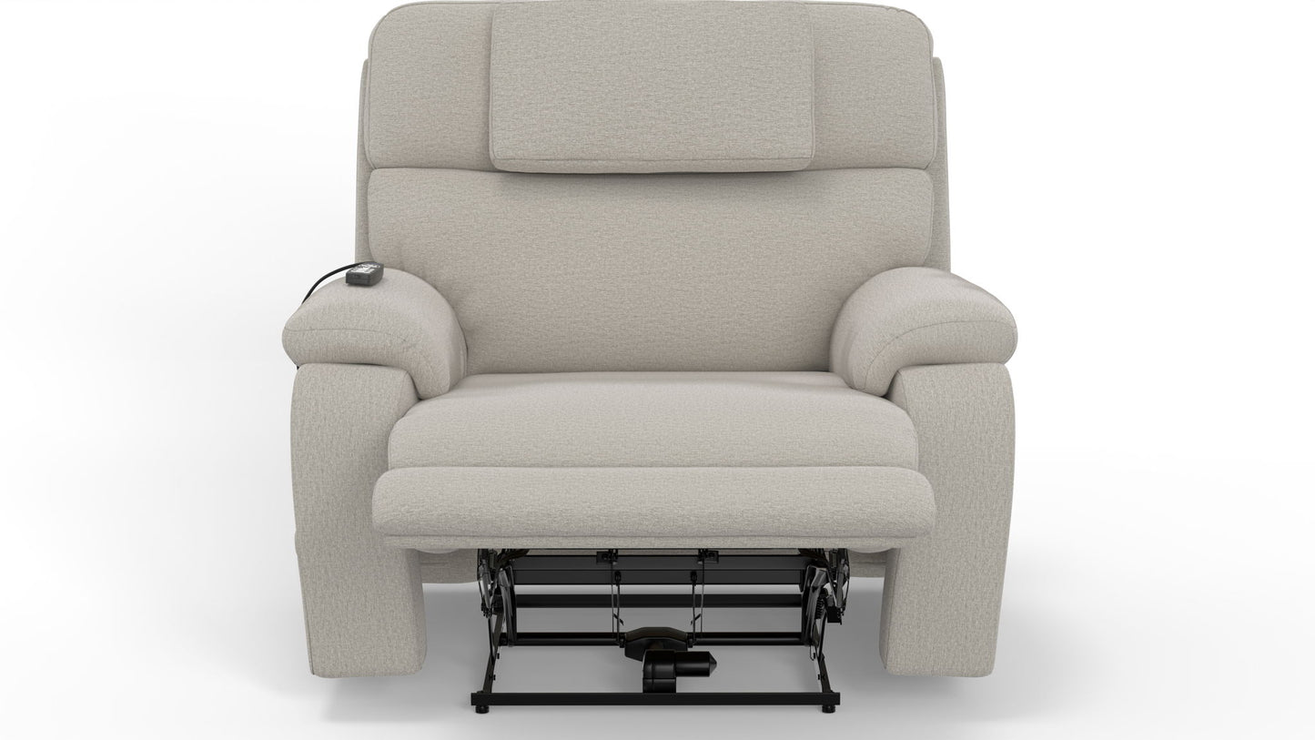 Dreamtime - 48" Power Headrest Power Lay Flat Recliner With CR3 Heat/Massage/Zero Gravity - Hornell Furniture Outlet