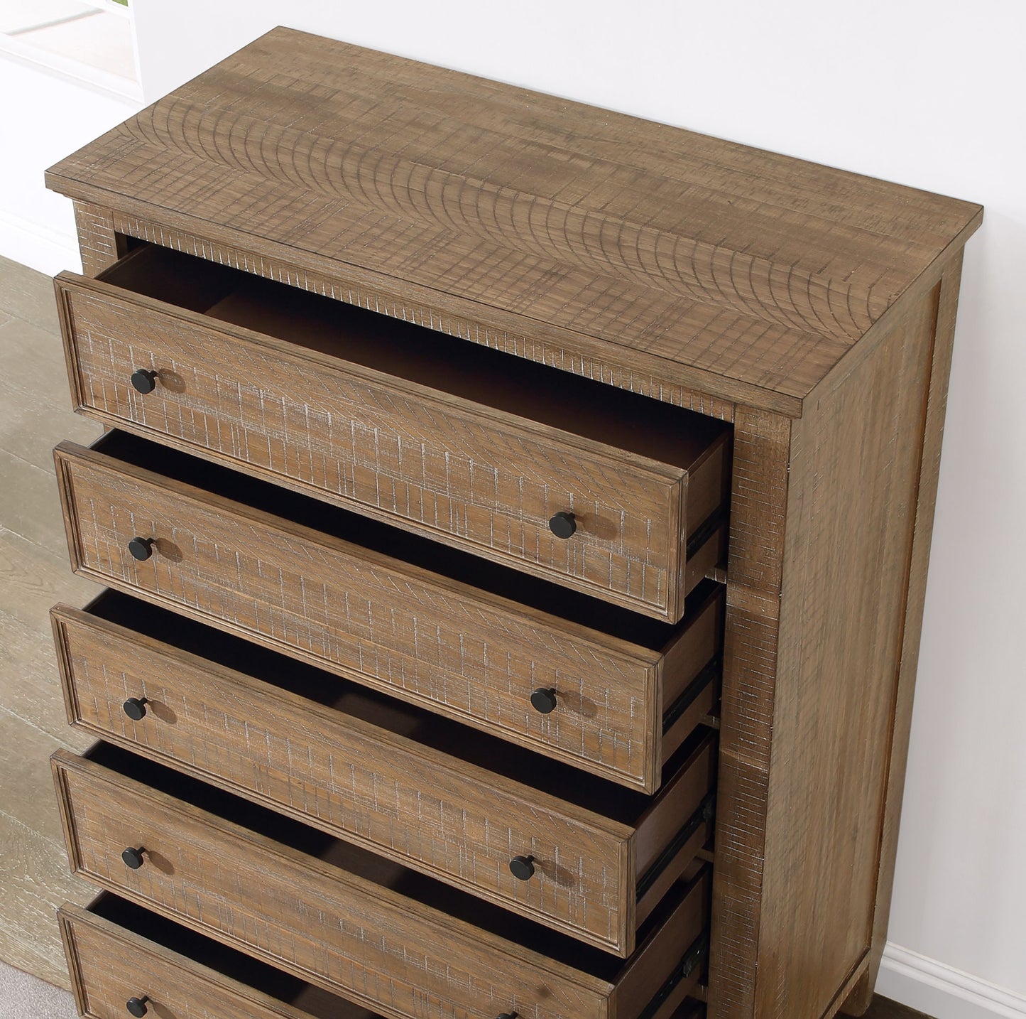 Riverdale - Drawer Chest - Dark Brown - Hornell Furniture Outlet