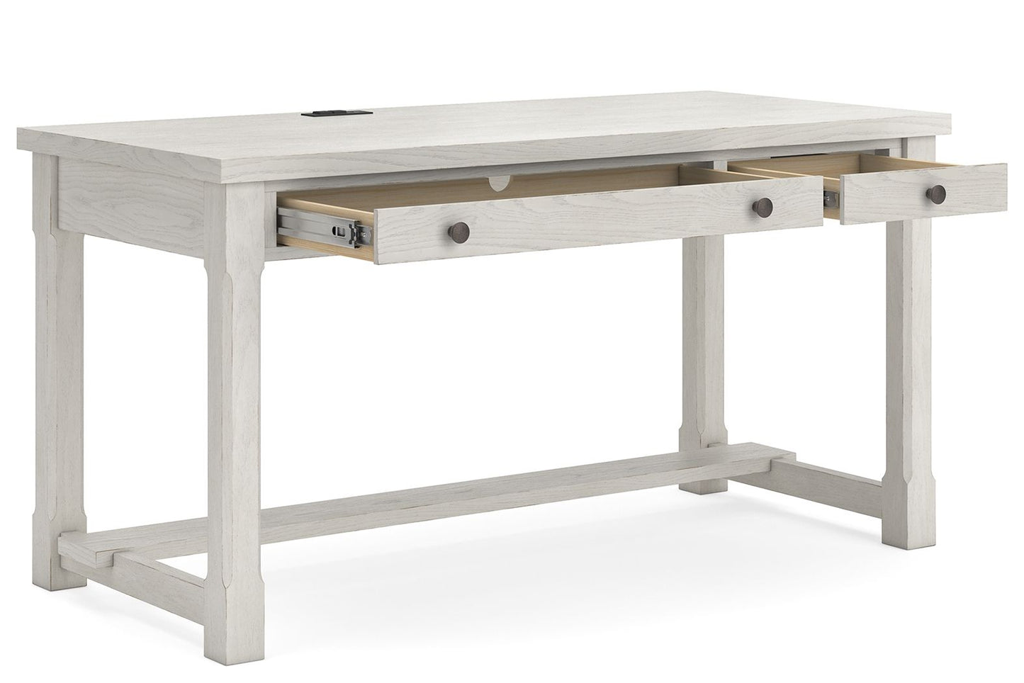 Robbinsdale - Antique White - Home Office Desk - Hornell Furniture Outlet