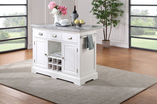 Zermatt - 3 Piece Kitchen Set - White - Hornell Furniture Outlet