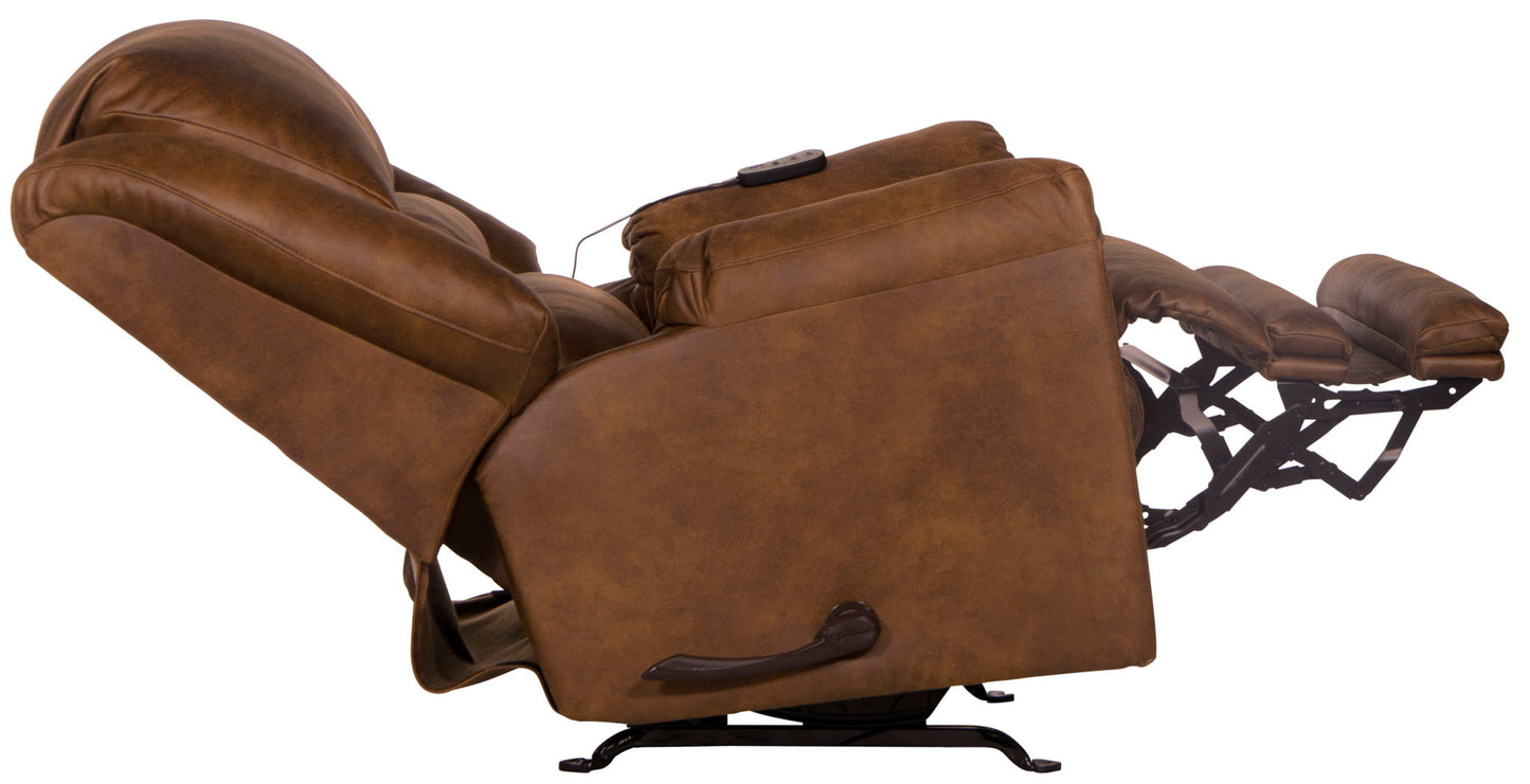 Hayden - Chaise Rocker Recliner With Heat / Massage & Oversize Xtra Comfort Footrest - Hornell Furniture Outlet
