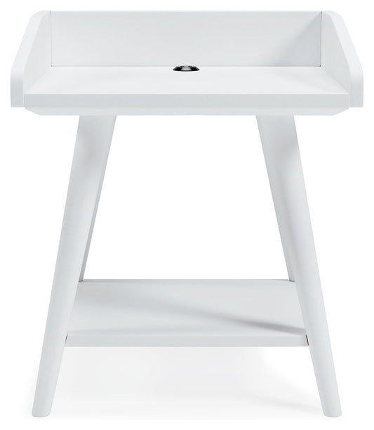 Blariden - White - Accent Table - Hornell Furniture Outlet
