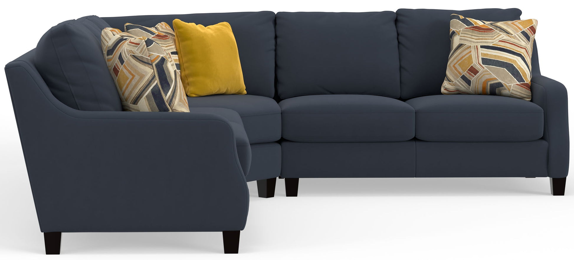Foley - Sectional With Comfort Coil Seating And 4 Included Accent Pillows - Hornell Furniture Outlet