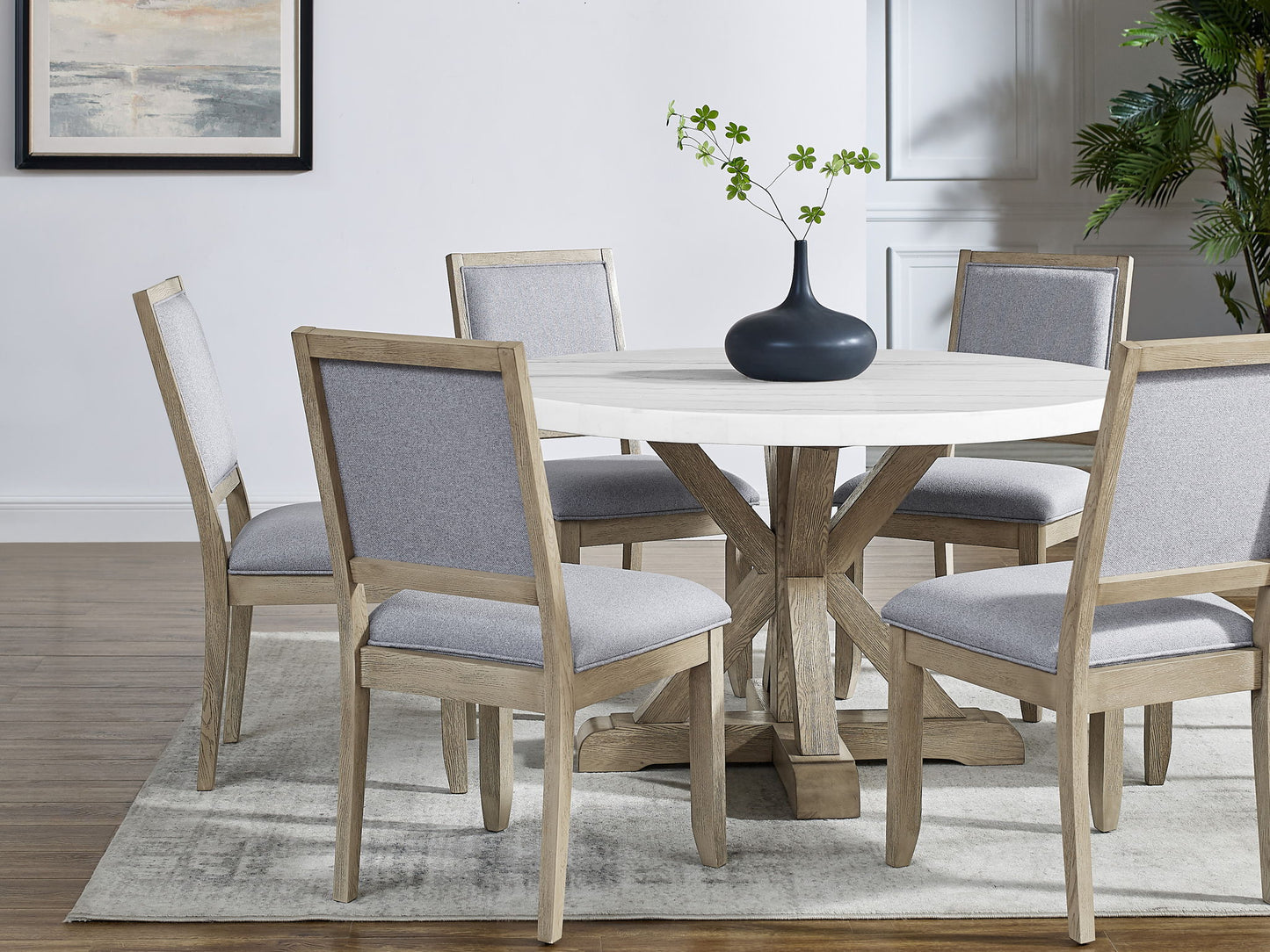 Carena - Round Table - Brown - Hornell Furniture Outlet