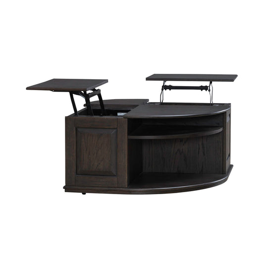 Wallace - Cocktail Table - Brown - Hornell Furniture Outlet