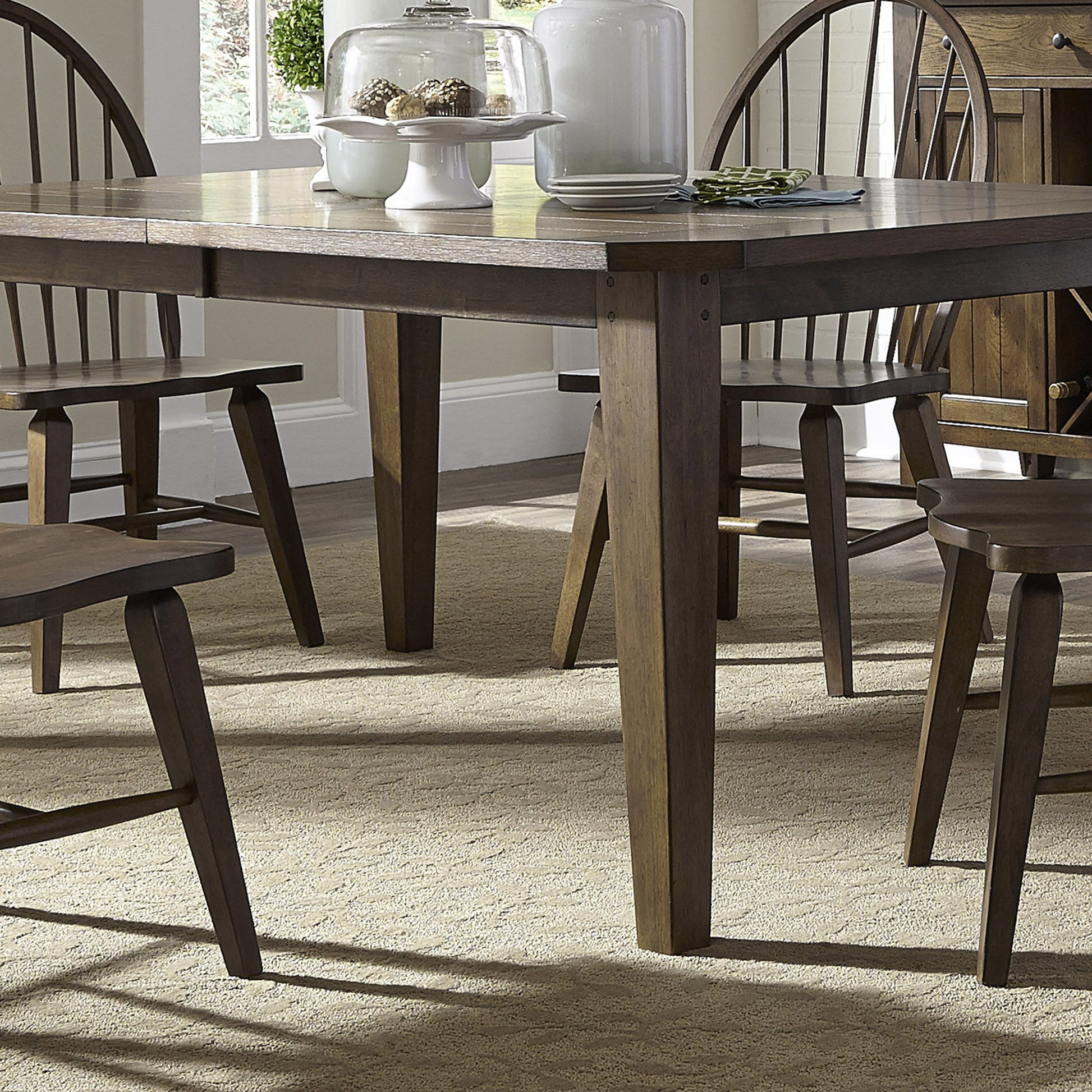 Hearthstone Ridge - Rectangular Table Set - Hornell Furniture Outlet