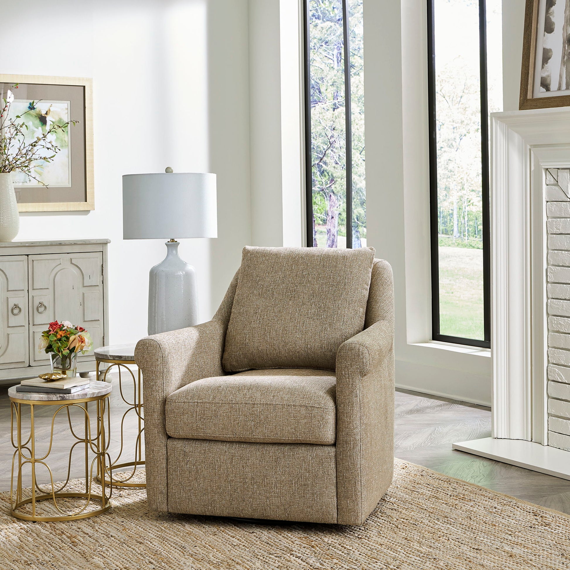 Landcaster - Upholstered Accent Chair - Hornell Furniture Outlet