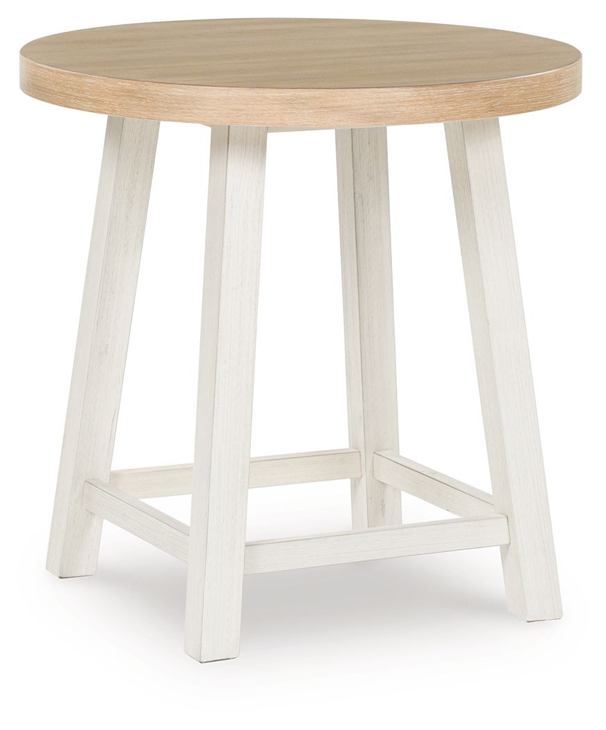 Fawndell - Antique White / Brown - Occasional Table Set (Set of 3) - Hornell Furniture Outlet