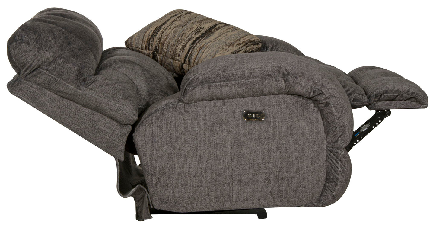 Ashland - Power Lay Flat Recliner - Hornell Furniture Outlet