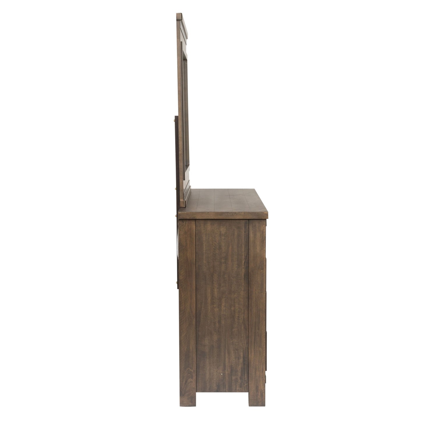 Thornwood Hills - Dresser & Mirror - Dark Brown - Hornell Furniture Outlet