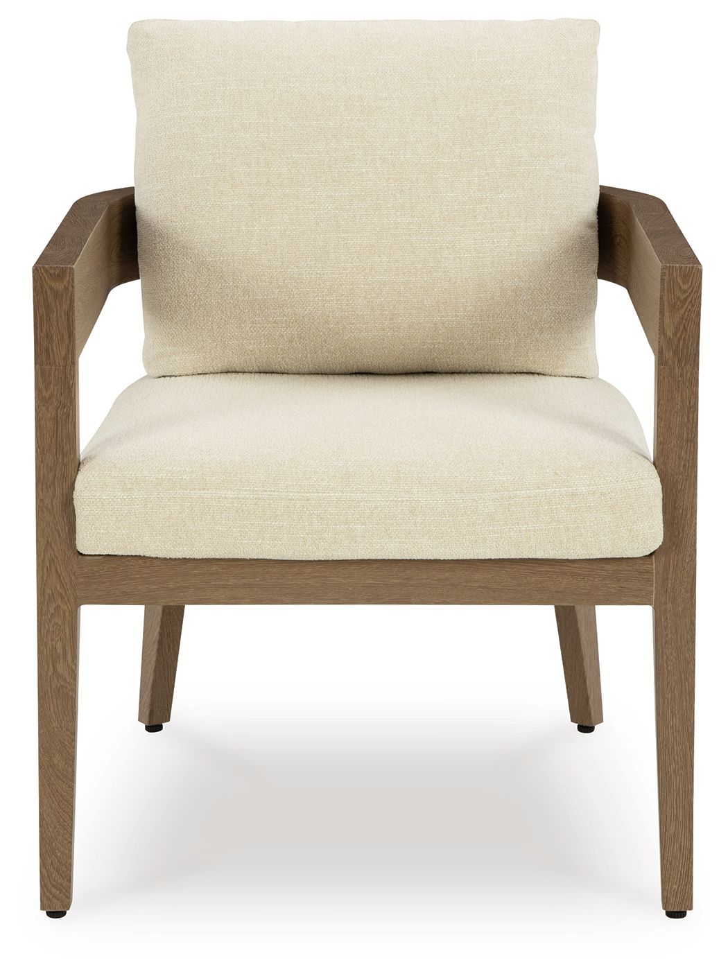 Serene Bay - Dark Brown / White - Arm Chair With Cushion (Set of 2) - Hornell Furniture Outlet