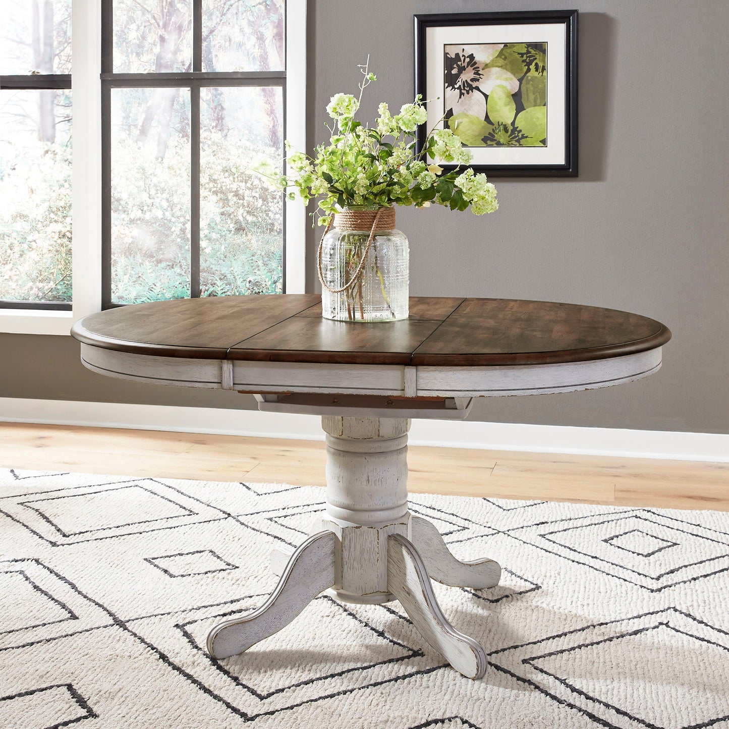 Carolina Crossing - Pedestal Table Set - Hornell Furniture Outlet