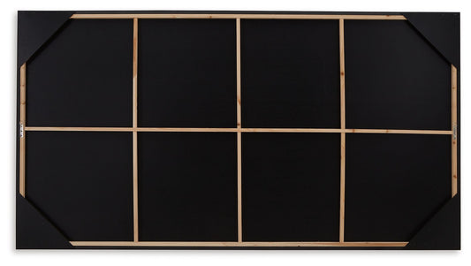 Delstone - Black / White - Wall Art - Hornell Furniture Outlet