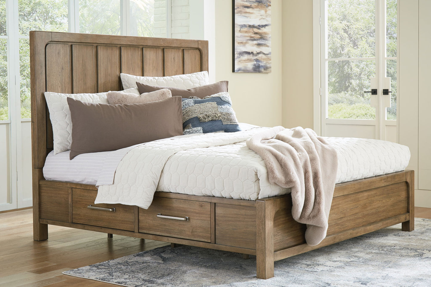 Cabalynn - Panel Bed With Storage - Hornell Furniture Outlet