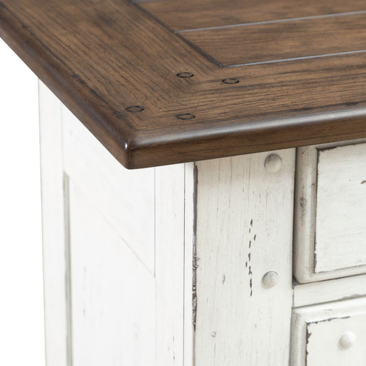 Al Fresco - Server - Graphite / Whitestone - Hornell Furniture Outlet