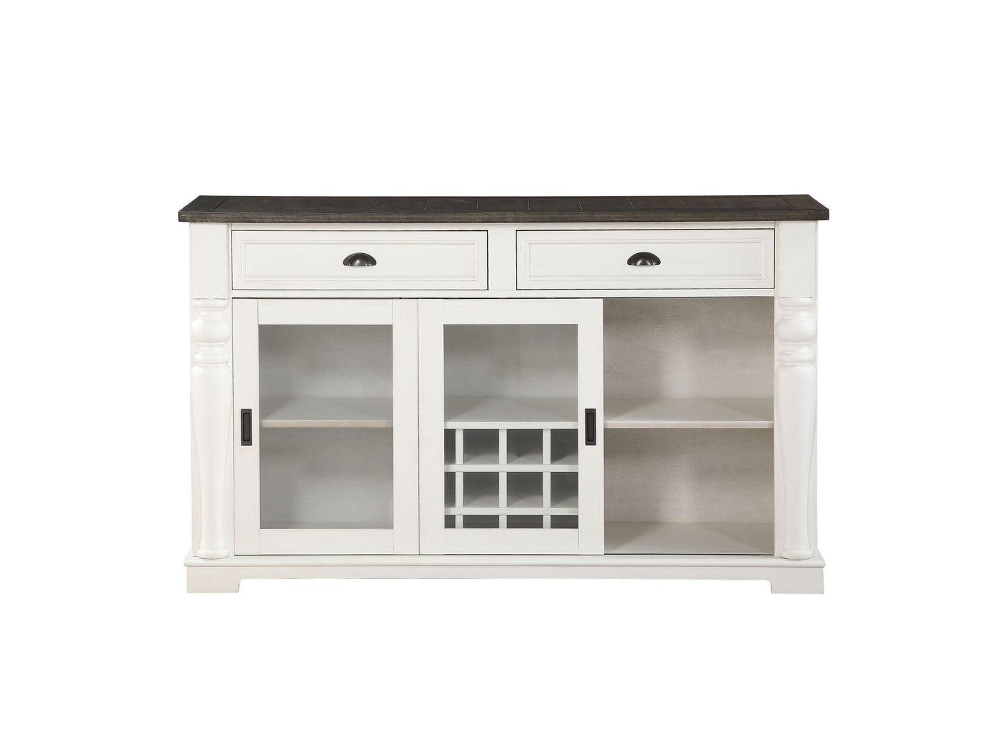 Joanna - Server - Two Tone - Hornell Furniture Outlet