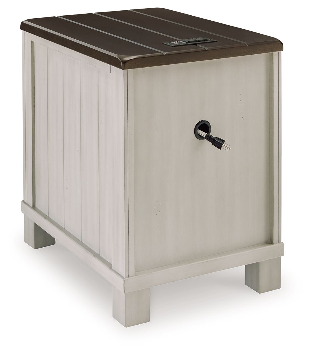 Darborn - Gray / Brown - Chair Side End Table - Hornell Furniture Outlet