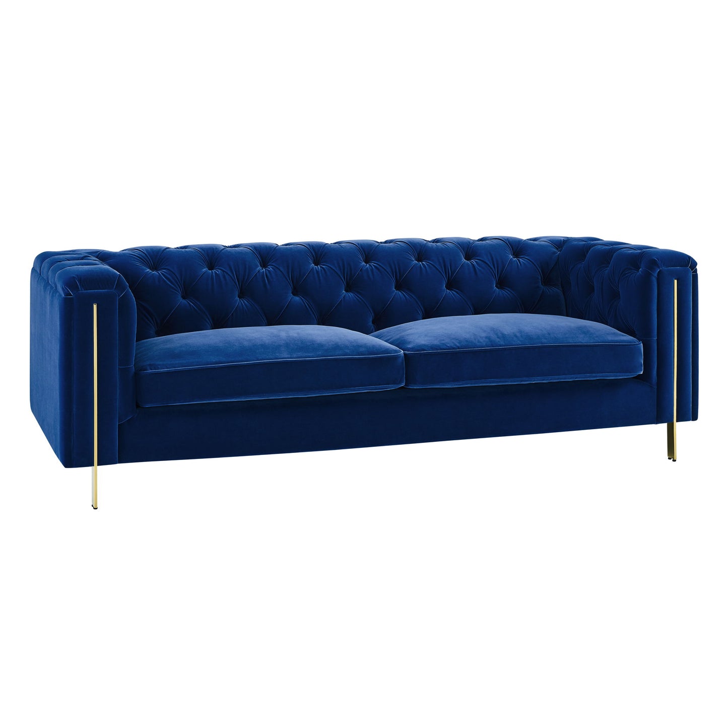 Charlene - Velvet Button Tufted Sofa - Hornell Furniture Outlet