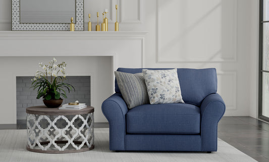 Cape May - Chair & 1/2 - Denim - Hornell Furniture Outlet