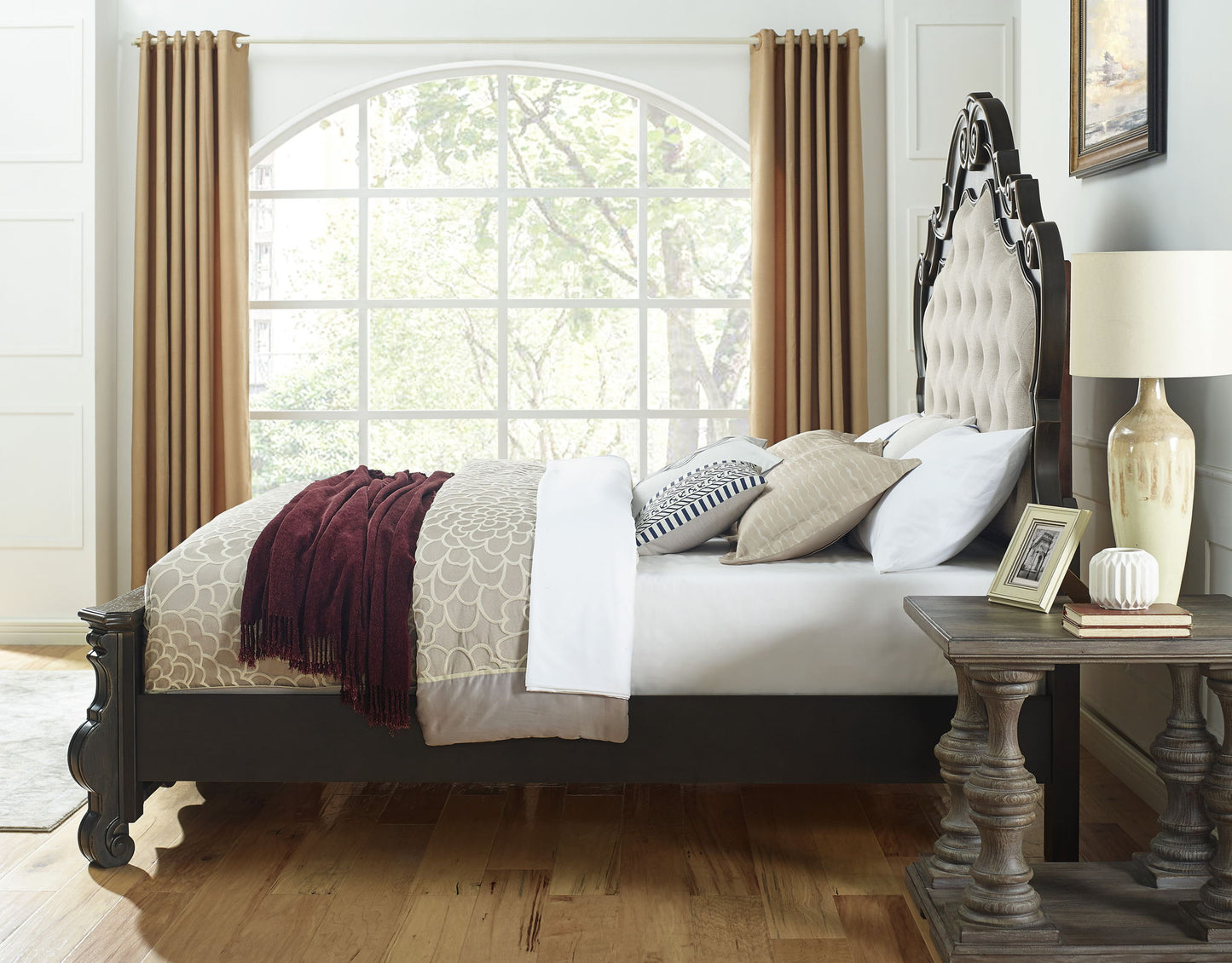 Rhapsody - Upholstered Panel Bed - Hornell Furniture Outlet