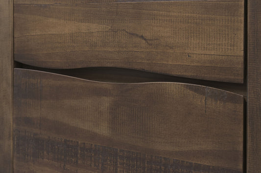 Pasco - Nightstand With Glides - Dark Brown - Hornell Furniture Outlet