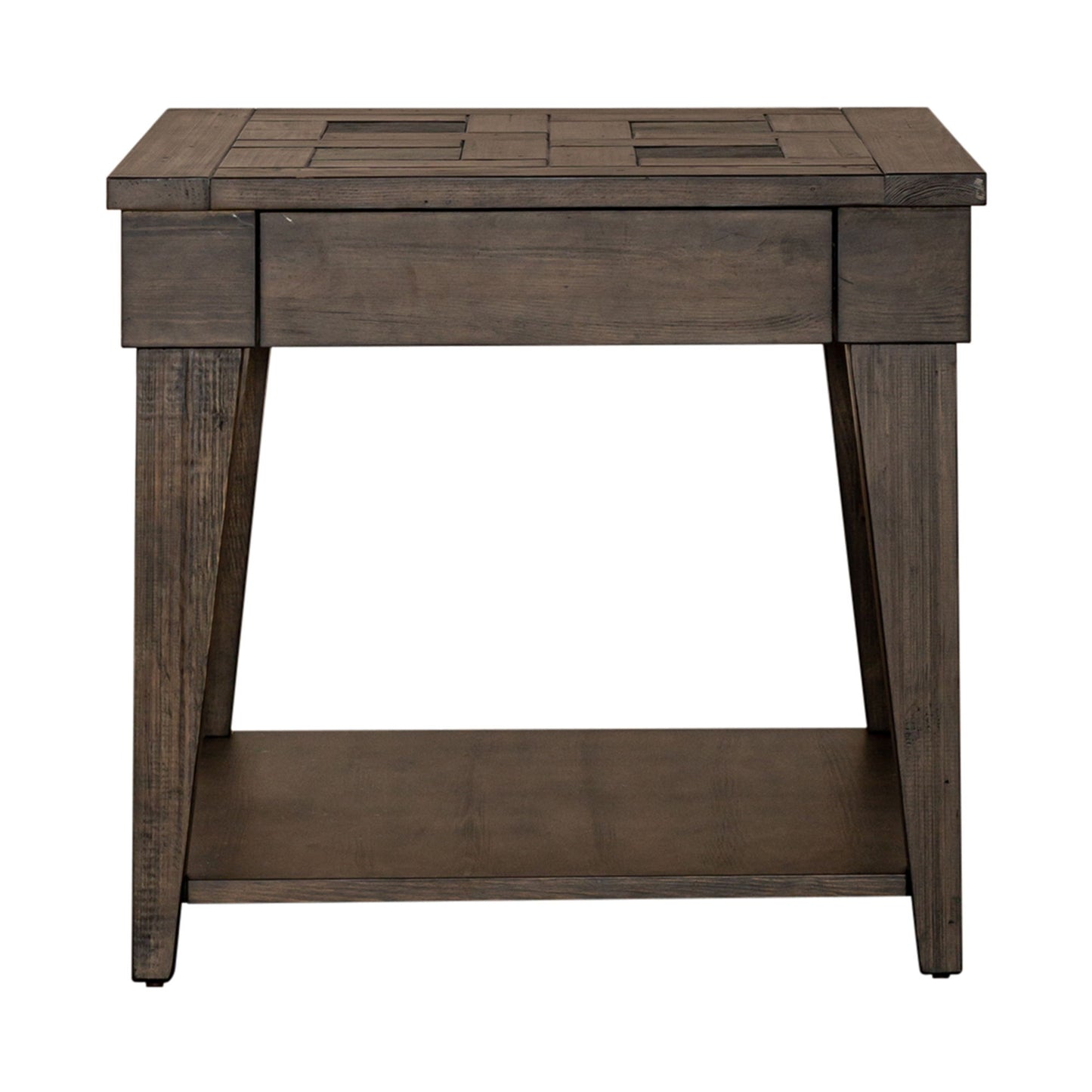 Arrowcreek - End Table - Dark Brown - Hornell Furniture Outlet