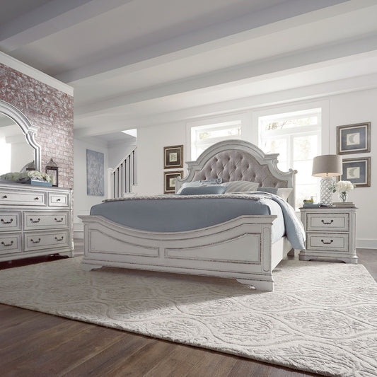Magnolia Manor - Upholstered Bedroom Set - Hornell Furniture Outlet