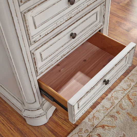 Magnolia Manor - Lingerie Chest - White - Hornell Furniture Outlet