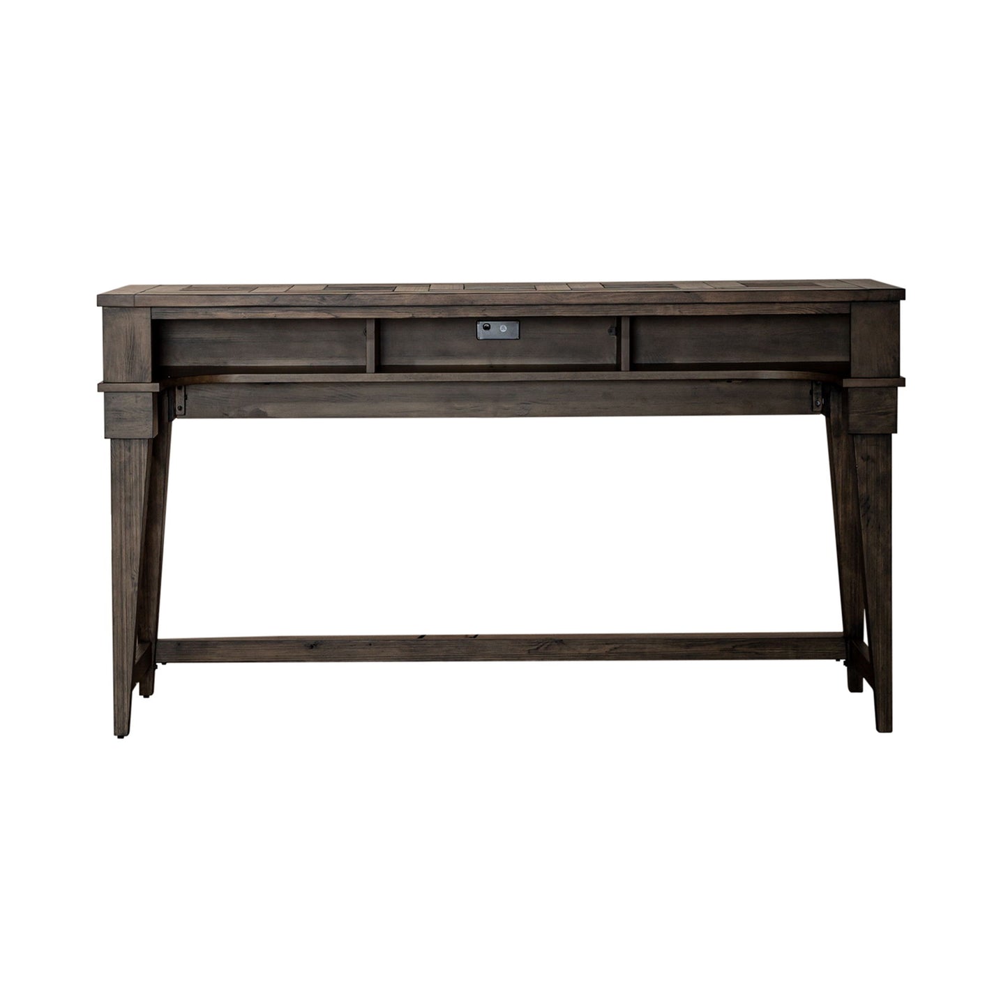 Arrowcreek - Console Bar Table - Dark Brown - Hornell Furniture Outlet